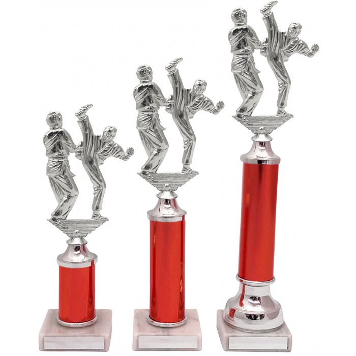 AXE KICK METAL TROPHY  - AVAILABLE IN 3 SIZES